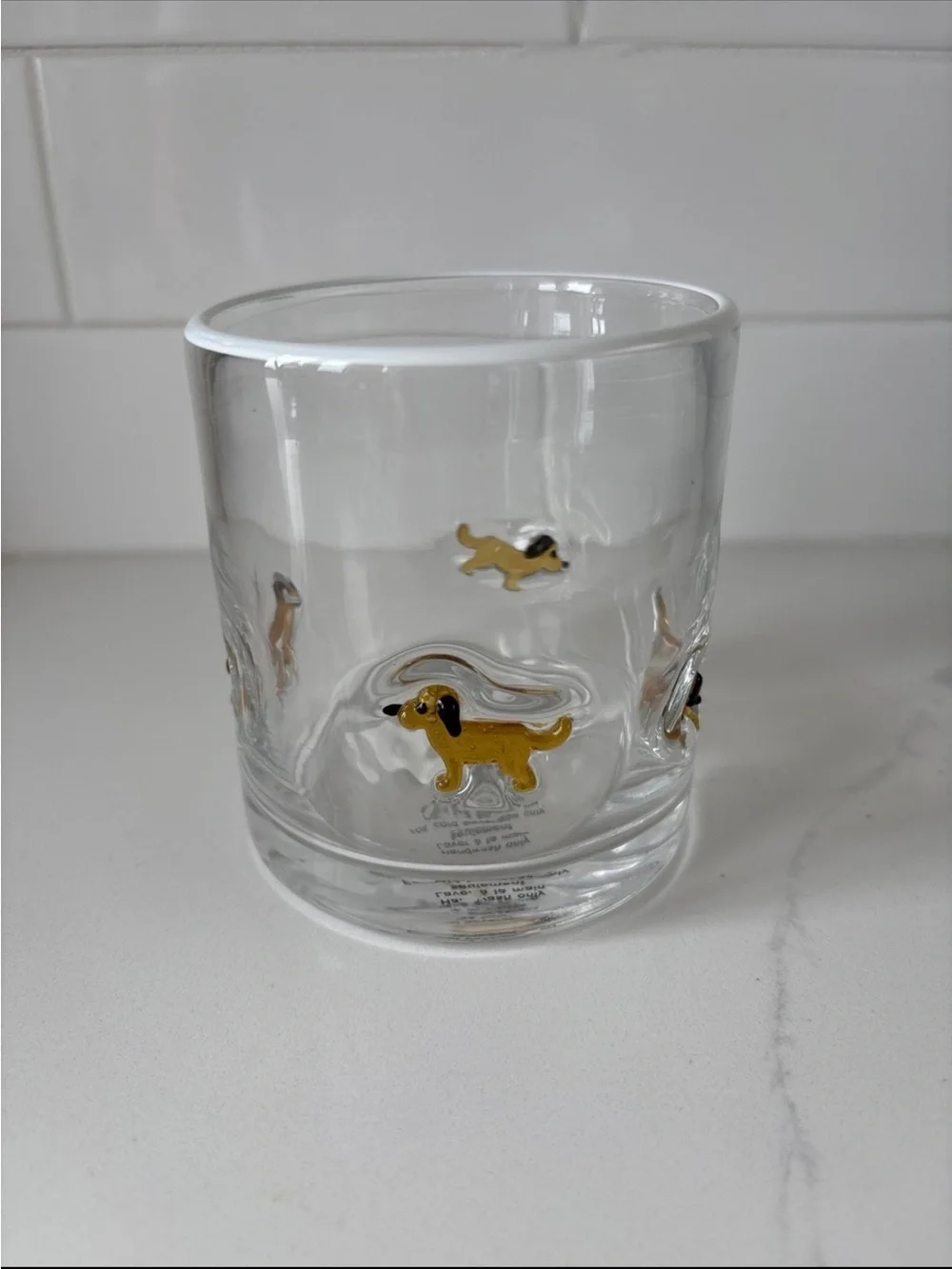 Brand new - Dog Icon Iced Coffee Matcha Juice Glass